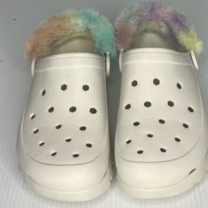 Skechers Women's Foamies Footsteps Fux Fur Foam Size 9.5